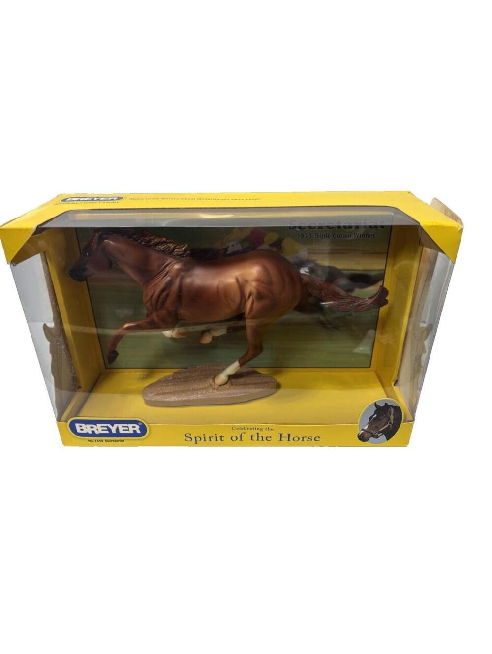 Breyer Traditional Secretariat Horse Model 1973 Triple Crown *READ*Box Damaged!